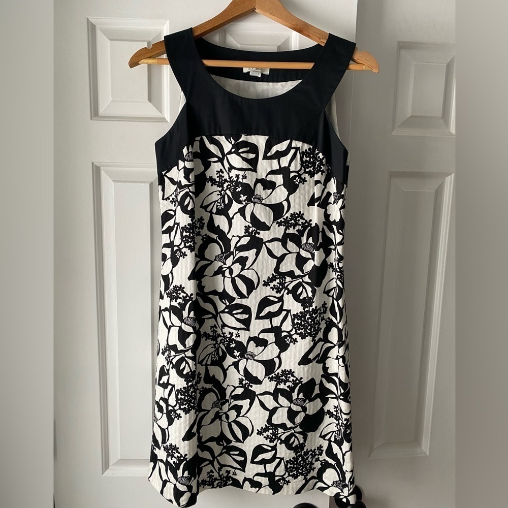 Vintage Ann Taylor Loft B & W Dress Size 4